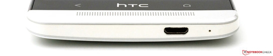 Botten: Micro-USB 2.0-port (MHL), mikrofon