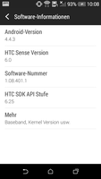 HTC Desire 510 kör Android 4.4.3.