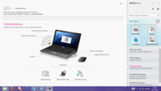Användaren kan välja mellan underhåll, säkerhet, kontakt med Sony-service och Control Center i Vaio Care. Användaren kan välja mellan underhåll, säkerhet, kontakt med Sony-service och Control Center i Vaio Care.
