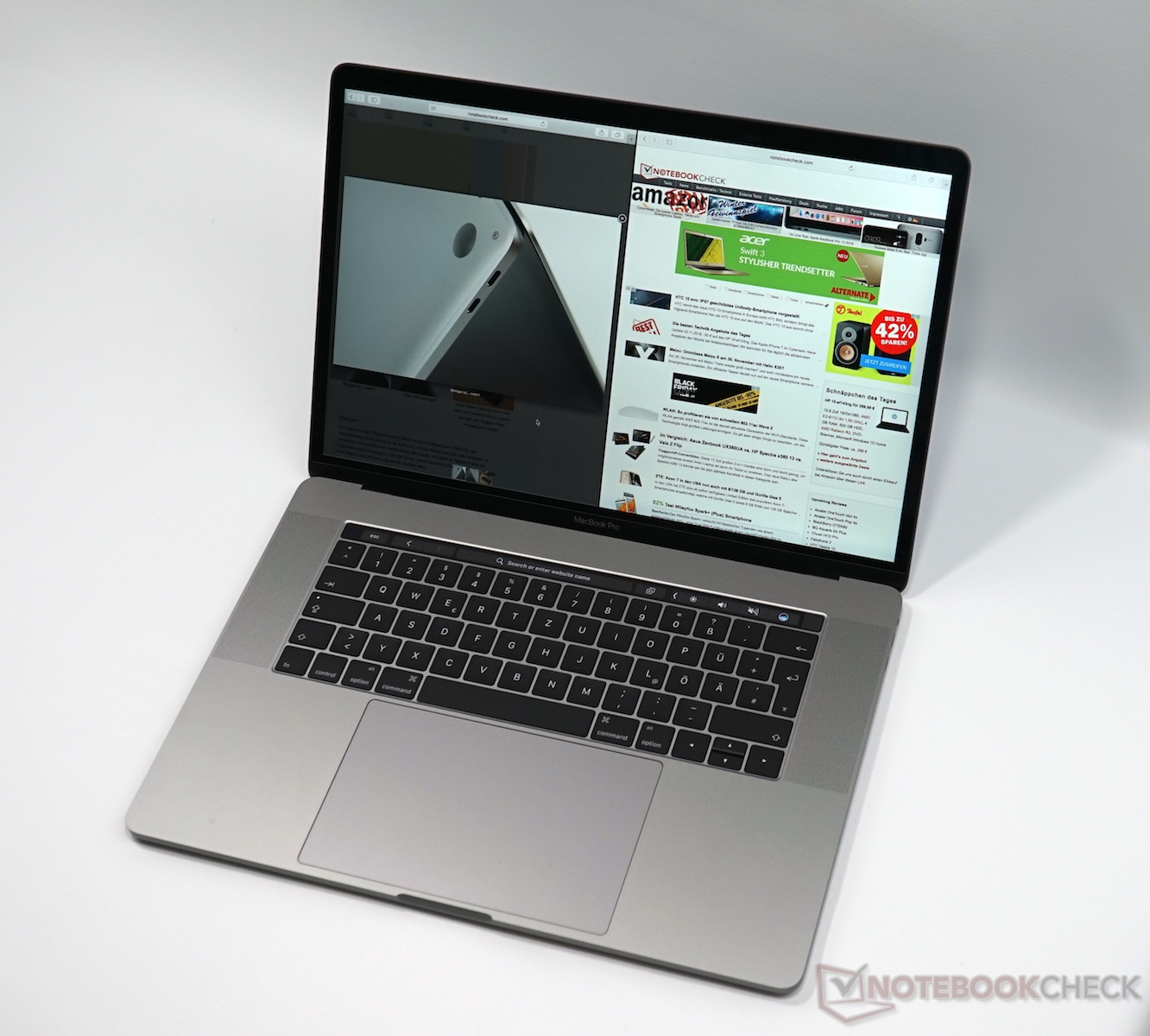 Test: Apple MacBook Pro 15 (2016, 2.7 GHz, Radeon Pro 455