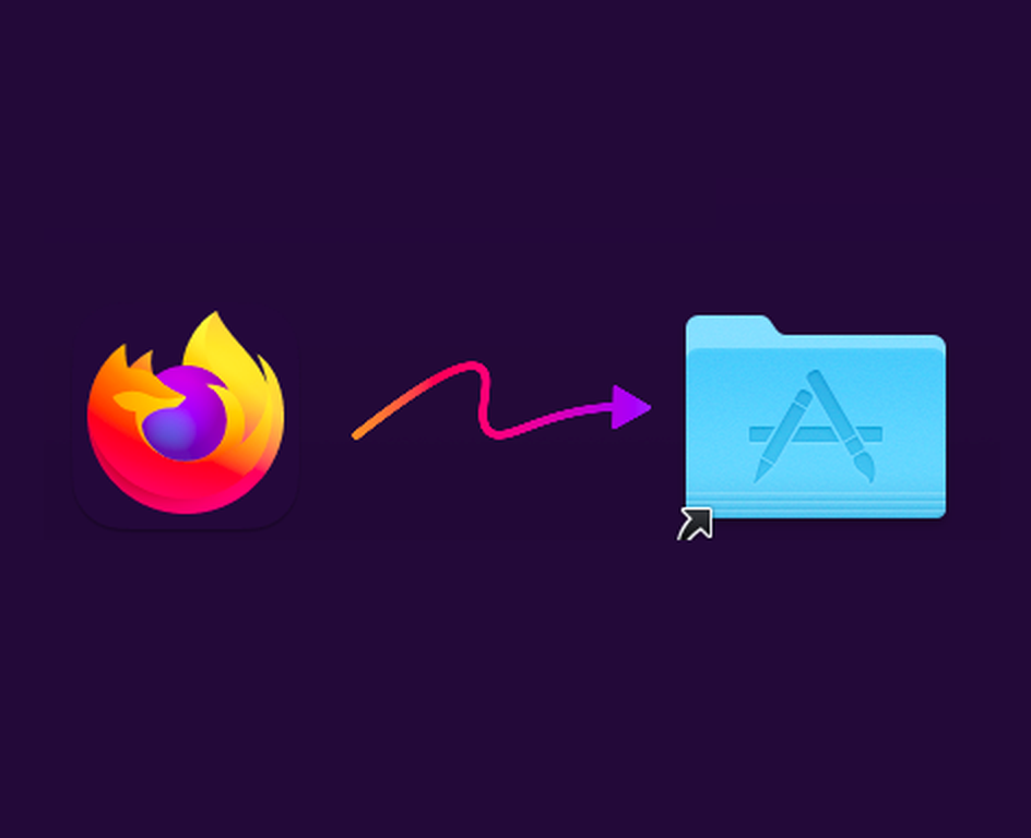 Mozilla stryker Firefox 115 ESR från listan över webbläsare som stöds, vilket gör det svårare för äldre systemägare att surfa på webben. På bilden - installationsprogrammet för Firefox för macOS (Bildkälla: Skärmdump - Notebookcheck)