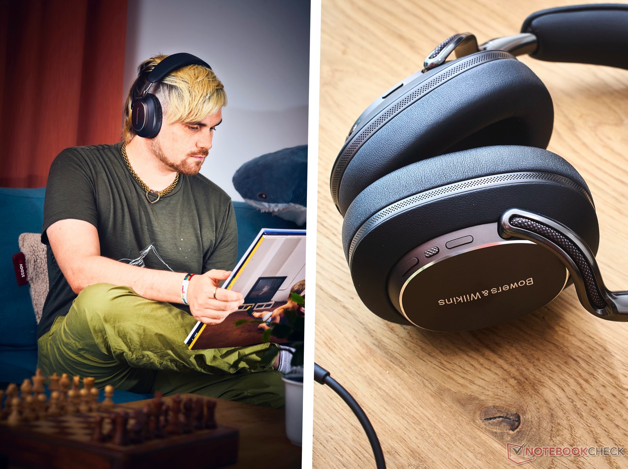 Bowers & Wilkins Px8 S2 förbättrar bara designen hos sin föregångare i detaljerna. (Bildkälla: Notebookcheck)