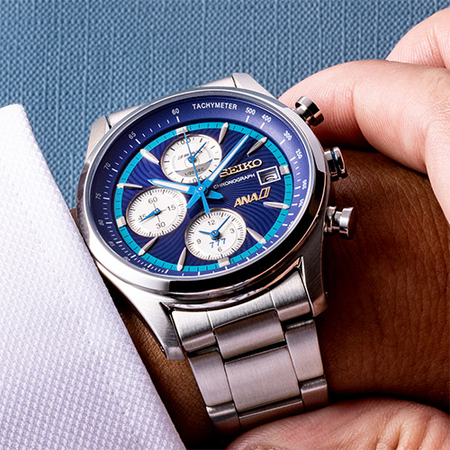 Samarbetsklockan Seiko x ANA 7T92-0000. (Bildkälla: Seiko)
