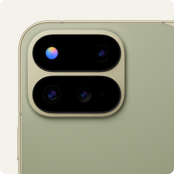 Pixel 11 Pro Fold med Pixel Glow-belysning.