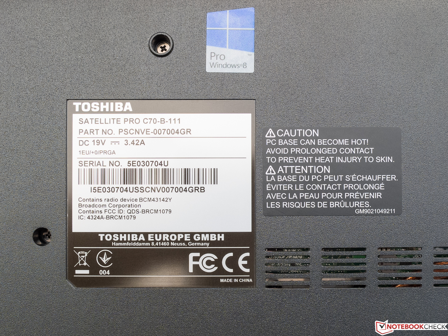Écran De Remplacement 17,3" Pour Toshiba Satellite Pro C70-A-13Q - LED, 1600x900, Neuf