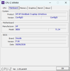 CPU-Z Moderkort