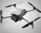 En bild av DJI Mini 5 Pro från en uppenbar DJI-betatestare. (Bildkälla: via Drone-Hacks &amp; Jasper Ellens)