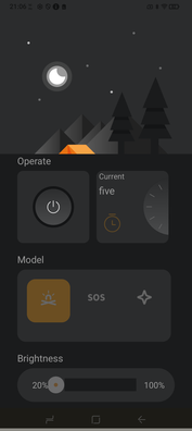 Inställningar för campingbelysning. (Bildkälla: Sergey Tarasov - Notebookcheck)