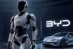 Officiellt: BYD Xiao Di AI-roboten konkurrerar med AI-robotar som Tesla Optimus, Xpeng Iron och Chery Aimoga (arkivbild).