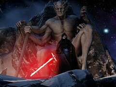 Bild på Lightsabers (Magicka Sabers) mod. (Bildkälla: SkyrimRenKylo - Nexus Mods)
