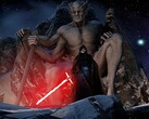 Bild på Lightsabers (Magicka Sabers) mod. (Bildkälla: SkyrimRenKylo - Nexus Mods)