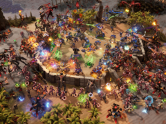 Stormgate utspelar sig i en sci-fi-framtid där jorden avvärjer interdimensionella hot. På bilden - en skärmdump från spelet. (Bildkälla: Steam)