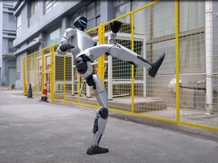 Den humanoida roboten G1 från Unitree imponerar med autentiska kung fu-rörelser. (Bildkälla: YouTube / Unitree Robotics)
