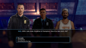 Dialogdrivna val avslöjar karaktärsdynamiken i The Precinct (Bildkälla: Fallen Tree Games)