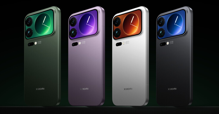 Xiaomi erbjuder Xiaomi 17 Pro-serien i fyra lanseringsfärger. (Bildkälla: Xiaomi)