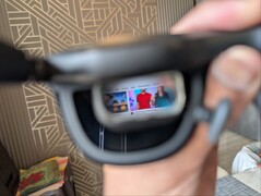 Xreal One Pro ansluten till MacBook Air