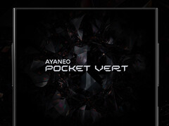 Pocket Vert kommer att levereras med en 3,5-tums LCD-skärm. På bilden: en teaser av den handhållna spelkonsolen. (Bildkälla: Ayaneo - redigerad)