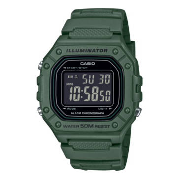Klockan Casio W-218H-3BV. (Bildkälla: Casio)