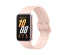 Galaxy Fit 3 i rosa guld.