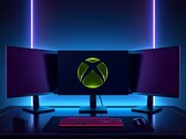 Xbox Mode visas i en spelinstallation med flera skärmar