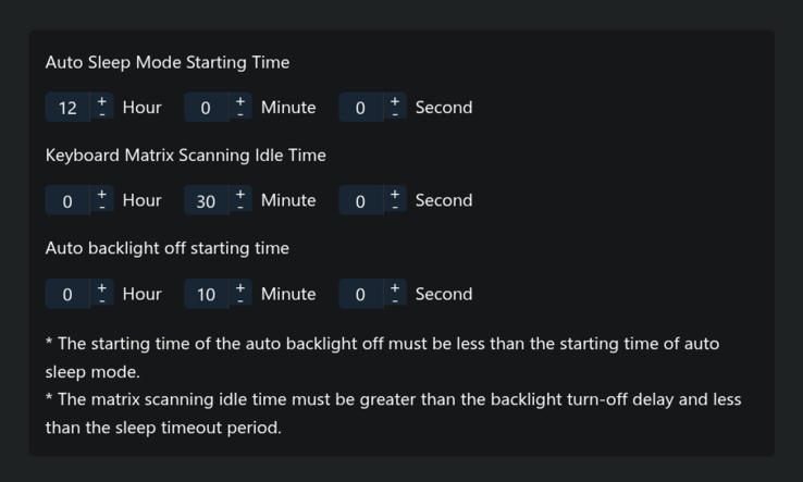 Lemokey L1 HE sömntimers i Keychron Launcher
