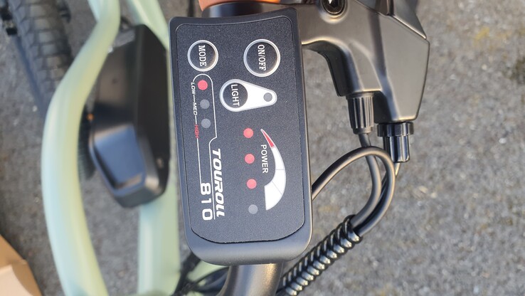 Grundläggande LED-display - Test av Touroll B2 elcykel
