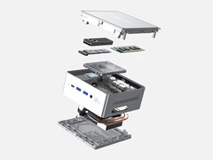 En sprängskiss av Minisforum NAB9. (Bildkälla: Minisforum)