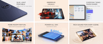 Höjdpunkter i TCL Tab A1