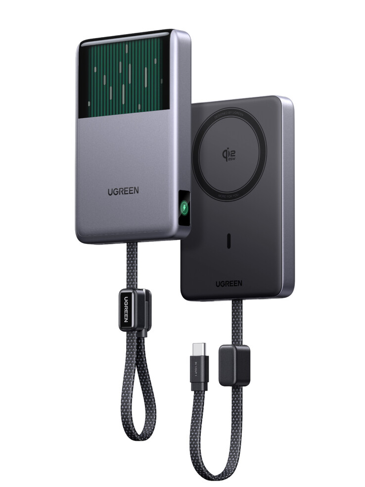 Den magnetiska powerbanken MagFlow Pro har en smart display