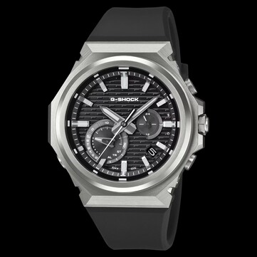 GST-B1000-1A har ett svart armband av Dia Land-harts