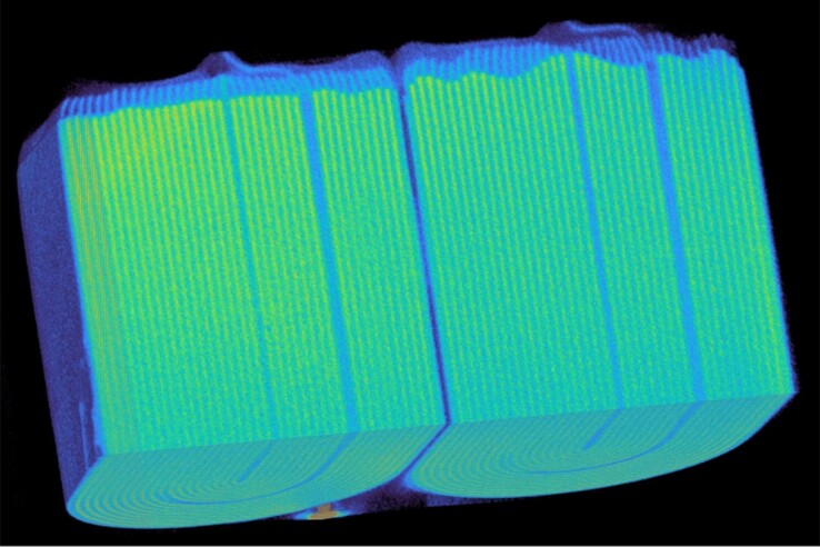 Lumafields CT-skanning av Haribo Power Bank 20.000 mAh. (Bildkälla: Lumafield)