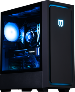 Det förbyggda MG-1-chassit är anmärkningsvärt för sina anpassningsbara magnetiska frontskydd (Bildkälla: Maingear)