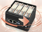 Fyra M.2 2280-lagringsplatser gör detta till en kraftfull NAS i en formfaktor som är lika stor som en Intel NUC (Bildkälla: CWWK)