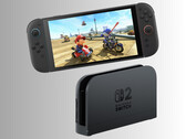 Nintendo Switch 2 visas ovanför dockan (Bildkälla: Nintendo of America med ändringar)