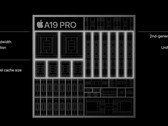 Apple A19 Pro är något mindre än sin föregångare (bildkälla: Apple)