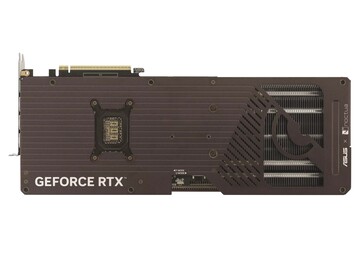 Asus GeForce RTX 5080 16GB GDDR7 Noctua OC Edition bakplatta. (Bildkälla: Asus)