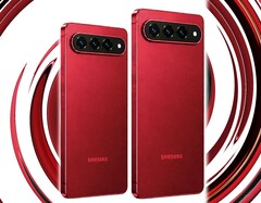 Den helt nya Galaxy S27 Pro-modellen kommer att ha en 6,47-tums skärm. Rendering gjord av ett fan på bilden.