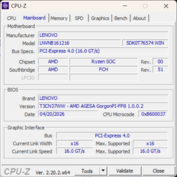 CPU-Z Moderkort
