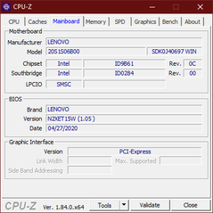 CPU-Z Moderkort