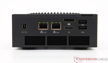 Peladn HO5 - Anslutningar på bakpanelen