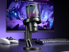 Den trådlösa mikrofonen DM40 Pro från Maono finns i färgerna svart (bilden) och vit. (Bildkälla: Maono)