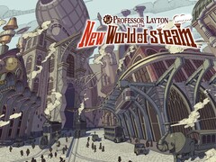 Officiell bild av spelet Professor Layton and the New World of Steam. (Bildkälla: Nintendo)