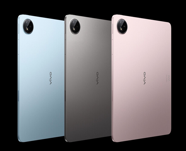 Vivo erbjuder Pad5 i tre färgalternativ vid lanseringen. (Bildkälla: Vivo)