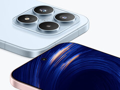 Xiaomi HyperOS 3 utrullning är nästan klar. På bilden: HyperOS 3-bild på skärmen på Xiaomi 17 med en telefon bredvid.