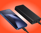 Xiaomis nya powerbank har ett plastchassi med en yta som ger intryck av gnistor.
