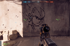En skiss i spelet av Dragon ball Z:s Vegeta i Battlefield 6 (bildkälla: Reddit)