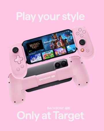 Backbone Pro Pink Edition har samma pris som standardutgåvan som lanserades i mars 2025. (Bildkälla: Backbone)