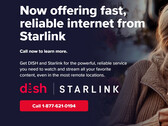 DISH börjar erbjuda Starlink satellitinternet. (Bildkälla: DISH)