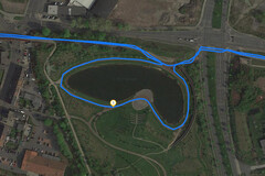 GPS-Test: Garmin Edge 500: Cykeltur runt en sjö