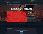 Butiksfronten för ”Great On Frame” på Steam